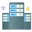 datacenter, server network, dataserver rack, server hosting, network hub 
