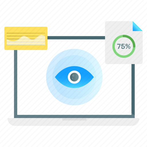Monitoring, software, cyber monitoring, monitoring software, online monitoring, cyber eye, online surveillance icon - Download on Iconfinder