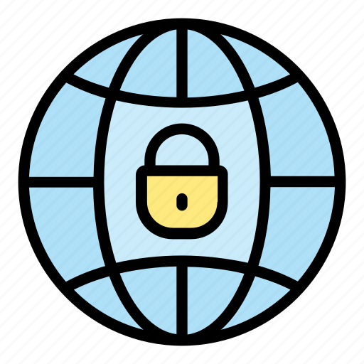 Global, security, protection, padlock icon - Download on Iconfinder