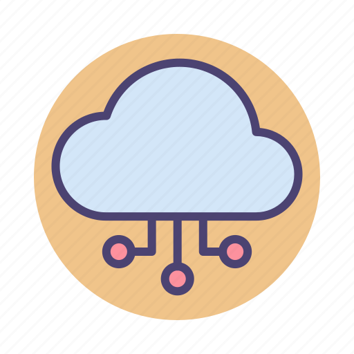 Cloud architecture, cloud circuit, cloud computing, cloud hosting icon - Download on Iconfinder
