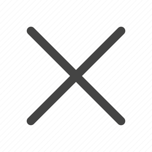 X, cancel, close, delete, remove, trash, exit icon - Download on Iconfinder