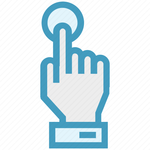 Click, finger, hand, pointer, touch, web icon - Download on Iconfinder