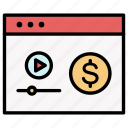 earning, monetize, money, video