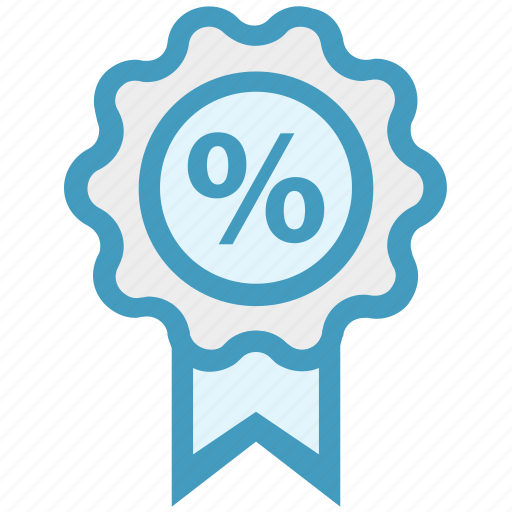 Badge, discount, discount offer, discount tag, percent, percentage, sale icon - Download on Iconfinder