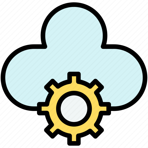 Cloud, settings, gear icon - Download on Iconfinder