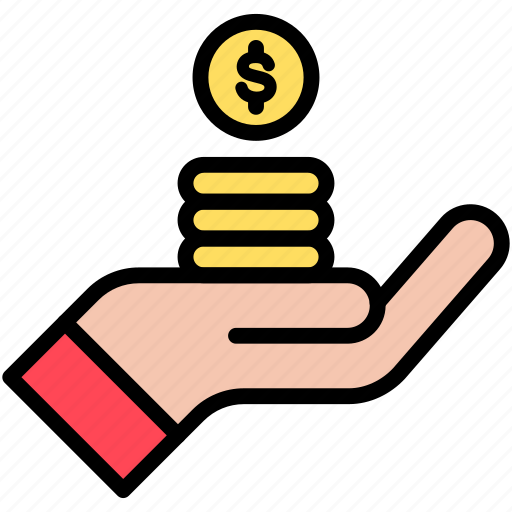 Growth, hand, money, profit icon - Download on Iconfinder