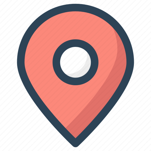 Gps, location, map pin, marker, place, pointer icon - Download on Iconfinder