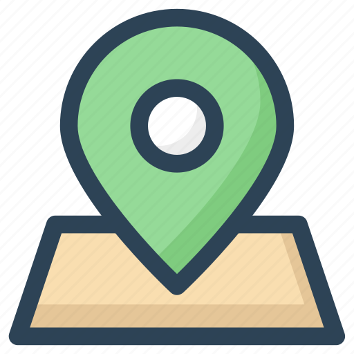 Gps, location, map pin, marker, place, pointer icon - Download on Iconfinder