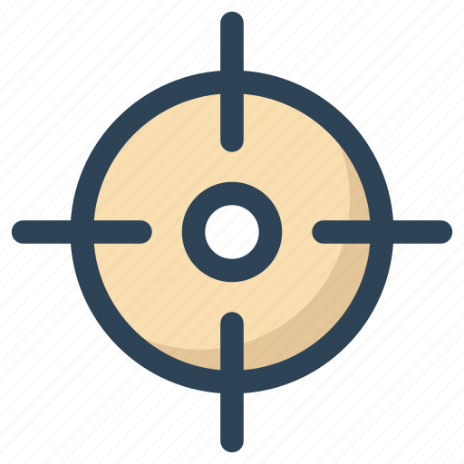 Aim, bullseye, focus, goal, gun, objective, target icon - Download on Iconfinder