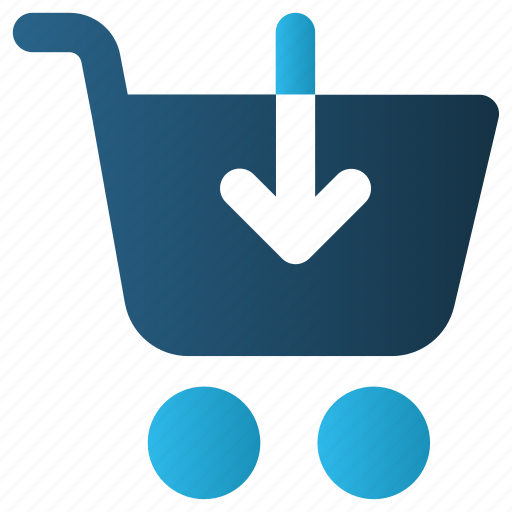 Buy, cart, down arrow, online, shopping, trolley, web icon - Download on Iconfinder