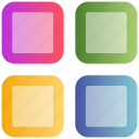 apps, arrange, array, grid, layout, menu, view