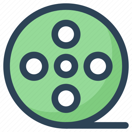 Cinema, entertainment, film, film reel, movie, reel, video icon - Download on Iconfinder