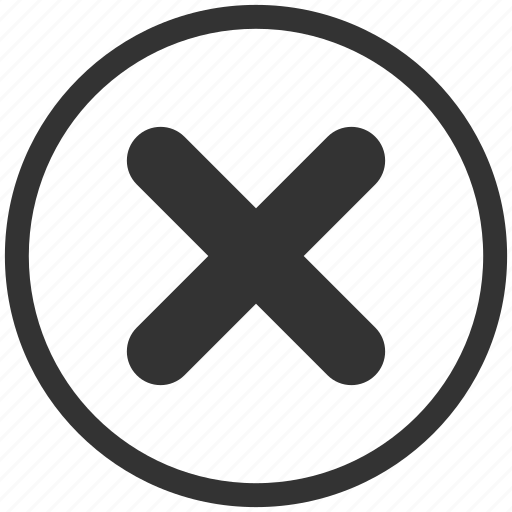 Delete, exit, remove, cancel, close, closed, stop icon - Download on Iconfinder