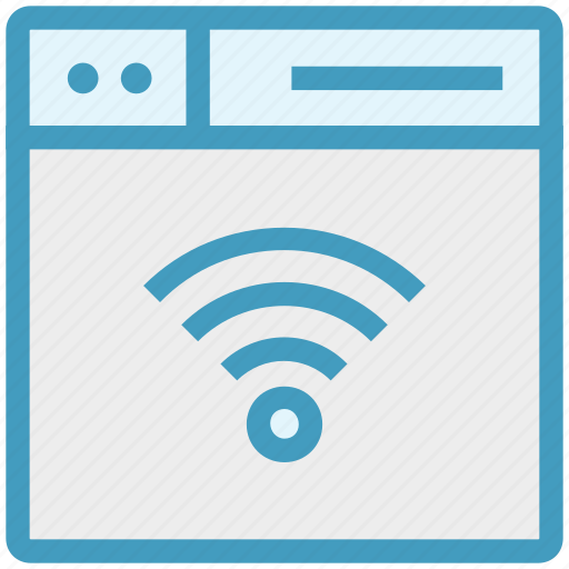 Browser, page, signals, web, webpage, website, wifi icon - Download on Iconfinder