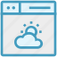 browser, page, sun &amp; cloud, weather, web, webpage, website 