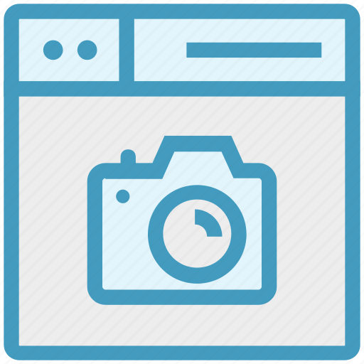 Browser, camera, page, photography, web, webpage, website icon - Download on Iconfinder
