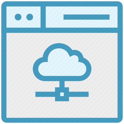 Browser, cloud computing, page, sharing data, web, webpage, website icon - Download on Iconfinder
