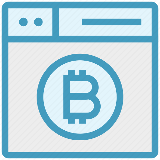 Bitcoin, browser, money, page, web, webpage, website icon - Download on Iconfinder