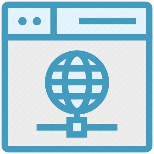 Browser, globe, page, sharing, web, webpage, website icon - Download on Iconfinder