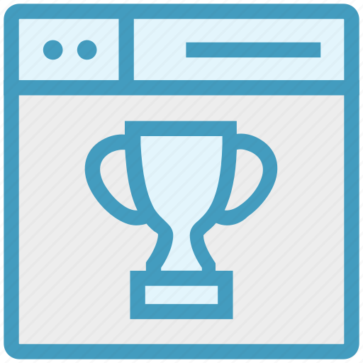 Award, browser, cup, page, web, webpage, website icon - Download on Iconfinder