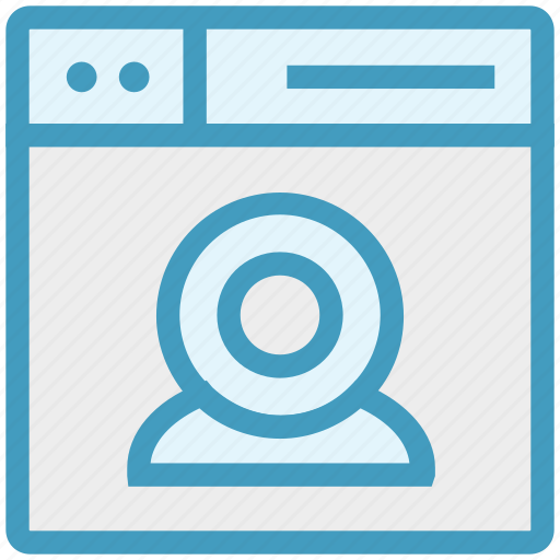 Browser, page, video camera, web, webcam, webpage, website icon - Download on Iconfinder