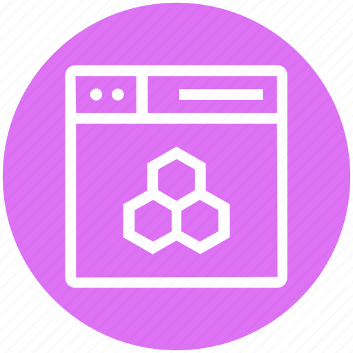 Bees, browser, honeycomb, page, web, webpage, website icon - Download on Iconfinder