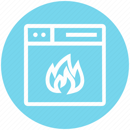 Browser, fire, flame, page, web, webpage, website icon - Download on Iconfinder