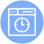 browser, clock, page, time, web, webpage, website 