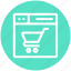 browser, cart, page, shopping, web, webpage, website 