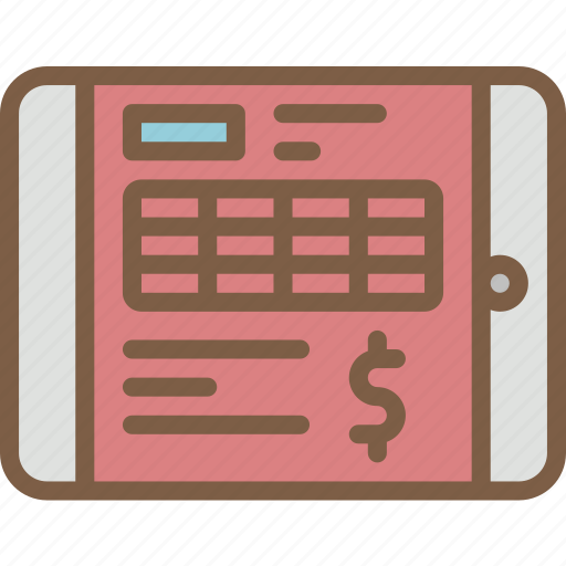 Banking, finance, money, pdf, statement icon - Download on Iconfinder