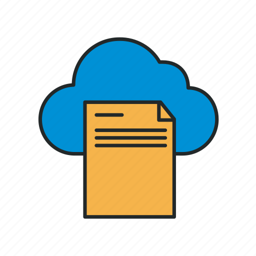 Cloud, cloud storage, computing, data, document, files, storage icon - Download on Iconfinder