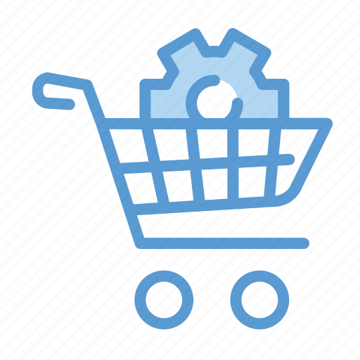 Cart, setting, checkout, ecommerce, shopping, store icon - Download on Iconfinder
