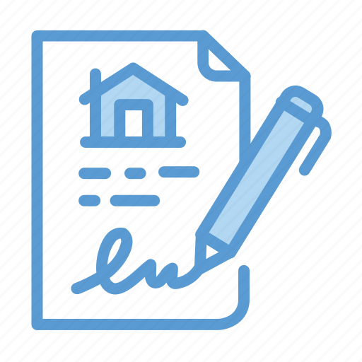 House, real estate, contract, sale, rent icon - Download on Iconfinder