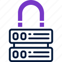 server, padlock, secure, privacy, protect
