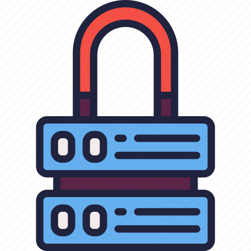 Server, padlock, secure, privacy, protect icon - Download on Iconfinder