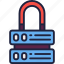 server, padlock, secure, privacy, protect 