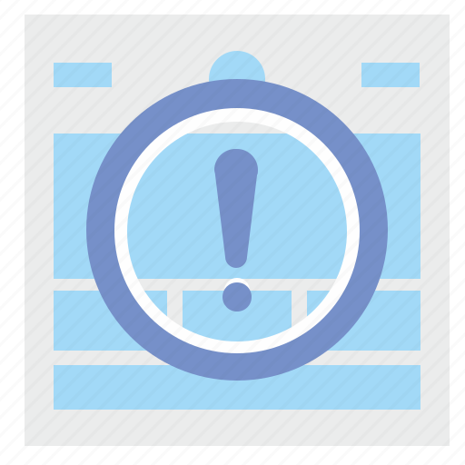 Attention, bug, error, markup, page, site, warning icon - Download on Iconfinder