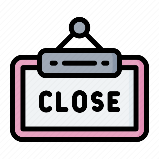 Aboard, close, closed, shop, sign icon - Download on Iconfinder