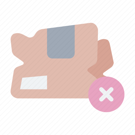 Box, damaged, delivery, package, parcel icon - Download on Iconfinder