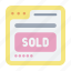sold, out, sign, label, badge 