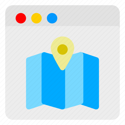 Browser, cloud, location, maps, position, sync, website icon - Download on Iconfinder