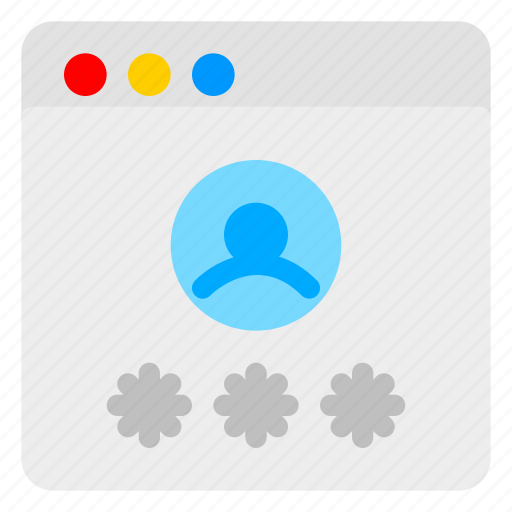 Browser, cloud, password, security, user, website icon - Download on Iconfinder