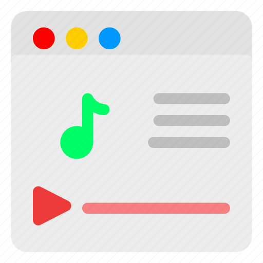 Audio, browser, cloud, music, song, sync, website icon - Download on Iconfinder