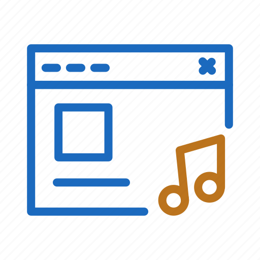 Website, music, sound, loud, song icon - Download on Iconfinder