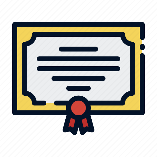 Certificate, business, award, achievement, diploma, graduation icon - Download on Iconfinder
