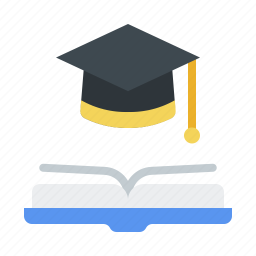 Education, knowledge, university, book, literature, mortarboard icon - Download on Iconfinder