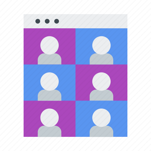Video, conference, meeting, communication, discussion, webinar icon - Download on Iconfinder