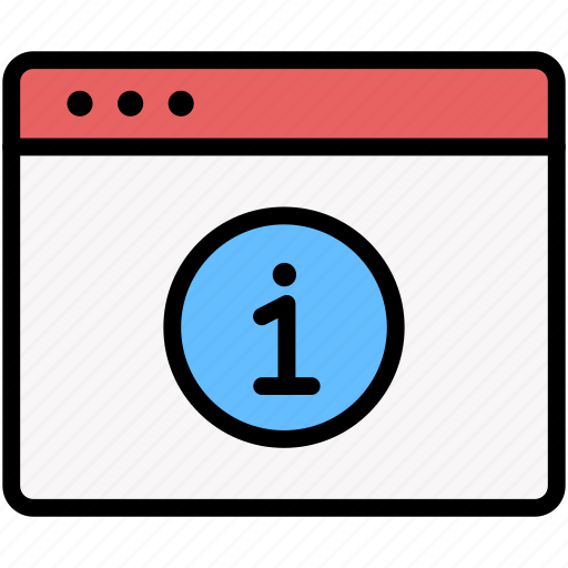 Webpage, info, information icon - Download on Iconfinder