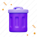 trash, bin, waste, file, can, rubbish, delete, cancel, close, garbage, drink, document, recycle, glass, format, remove