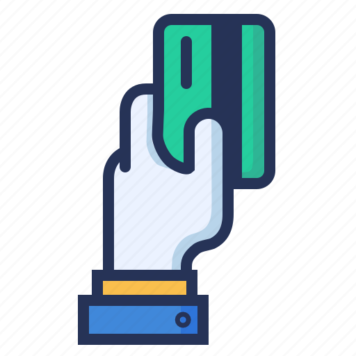 Bank, card, hand, payment icon - Download on Iconfinder